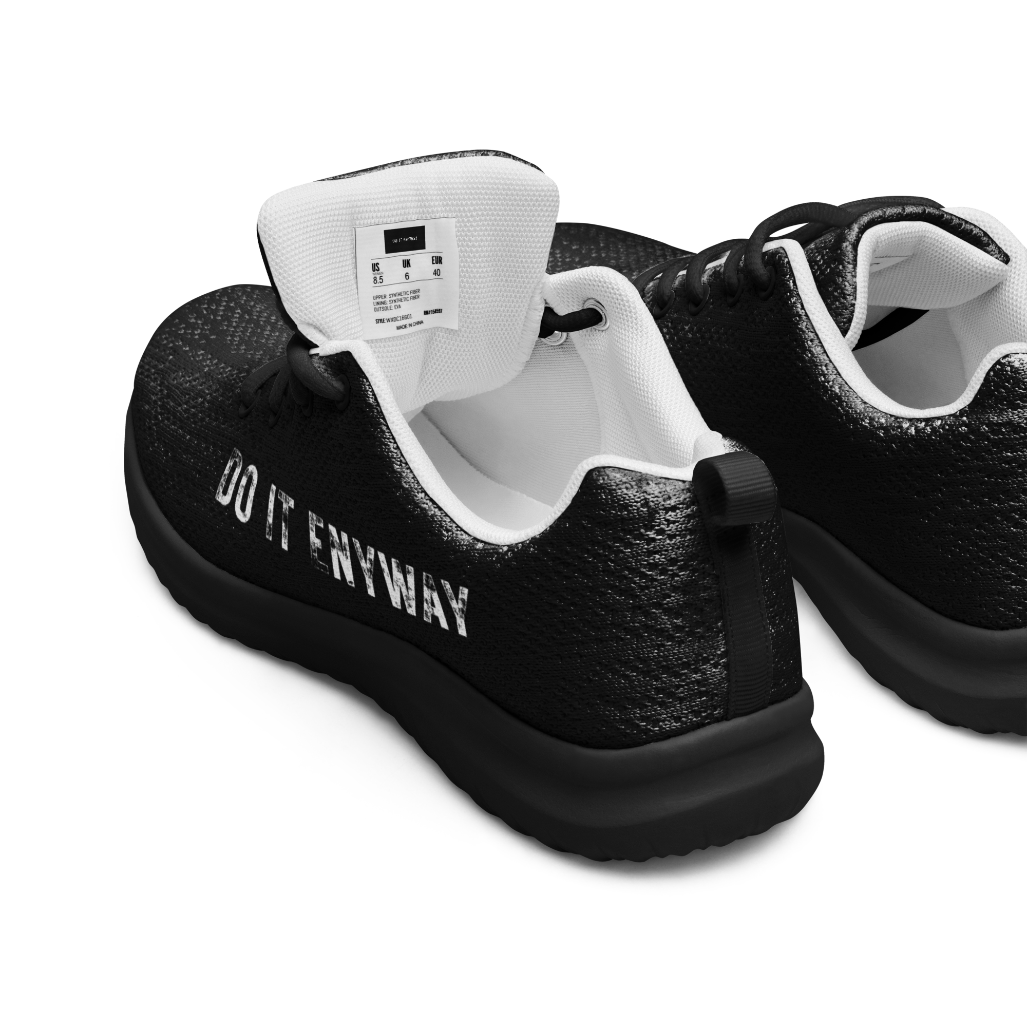 DO IT ENYWAY - Athletic Training Shoes (Mens, Black)