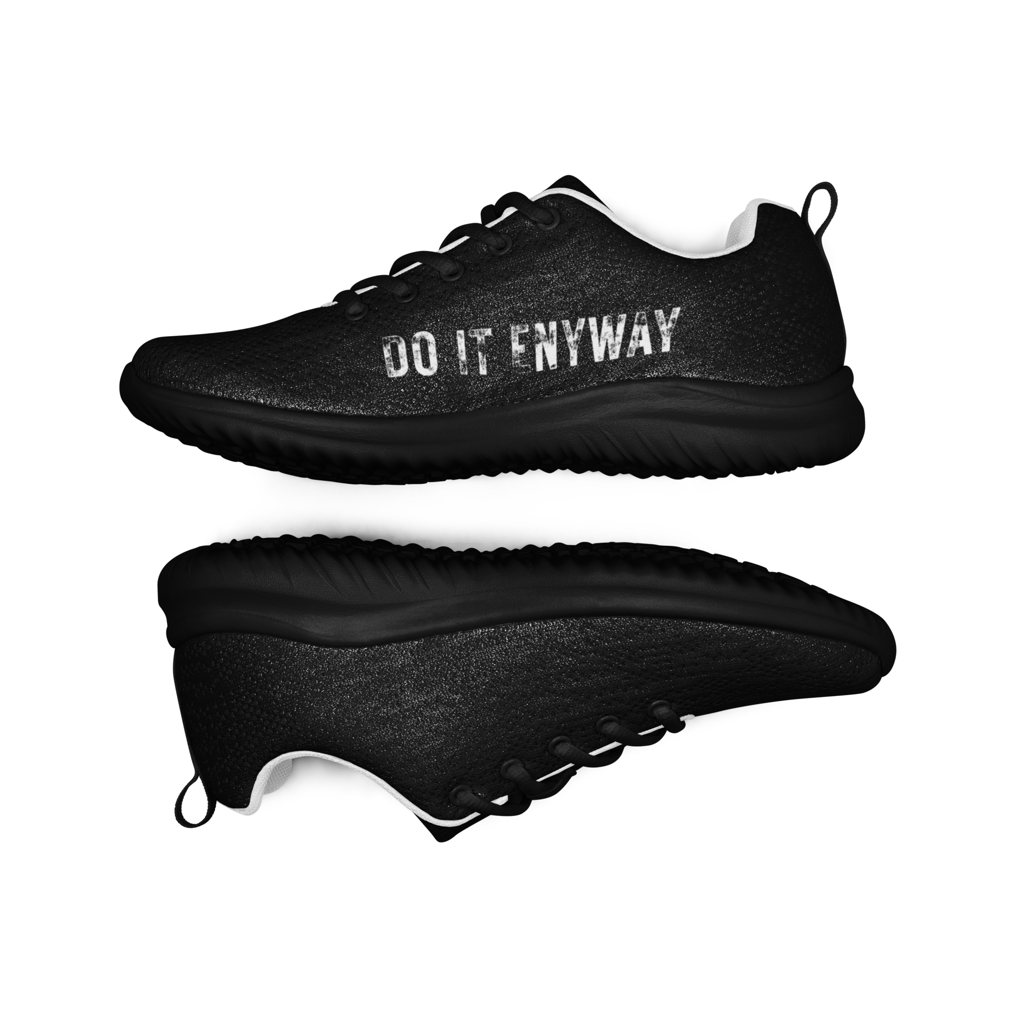 DO IT ENYWAY - Athletic Training Shoes (Mens, Black)